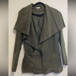Army green coat